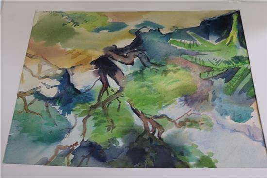 Erich Kraemer (1930-1994) Largest 34 x 45cm.